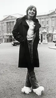 Singer Prints: David Cassidy Wearing Fur Boots