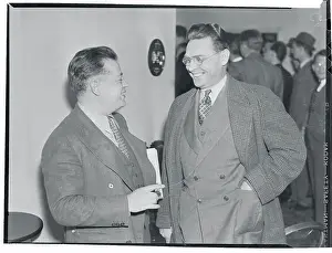 David Dubinsky and Homer Martin Conversing