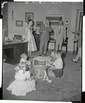 David Eisenhower Beating on Drum