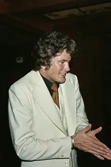 David Hasselhoff Attends Pips Disco And Backgammon Club