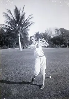 Knickers Prints: David Humphreys Swinging Golf Club