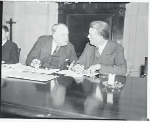 Walsh Prints: David I. Walsh and William E. Borah in Conference