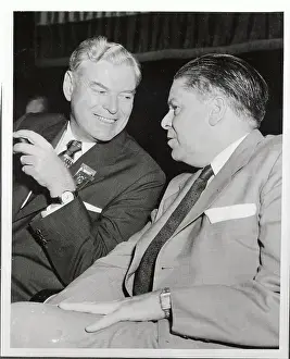David J. McDonald United States Steel President Talking with James P. Mitchell
