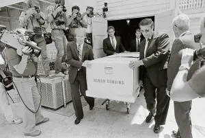 David Anthony Kennedy Prints: David Kennedy's Body Removed from Funeral Home