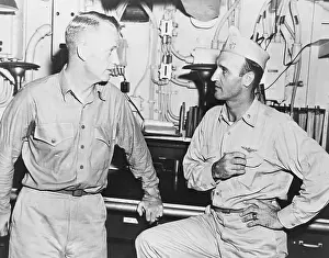 David McCampbell Conversing with A.A. Burke
