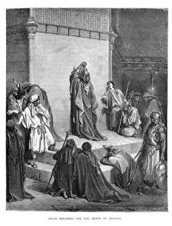 Historical Geopolitical Location Collection: David Mourning the Death of Absalom