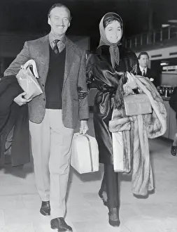 David Niven with His Wife