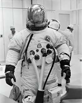 Scott Prints: David Scott Testing Space Suit
