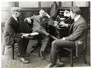 Griffith Prints: David W Griffith At Desk In Office