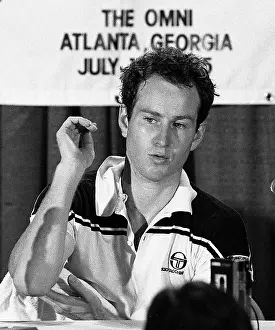 John McEnroe Prints: Davis Cup 7-14-1984 The OMNI