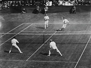 Tennis Court Prints: Davis Cup In Melbourne