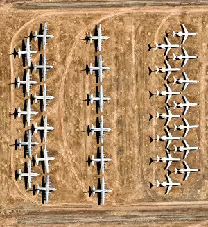 Images Dated 27th May 2018: Davis-Monthan AFB, Tucson, AZ, largest aircraft boneyard in the world