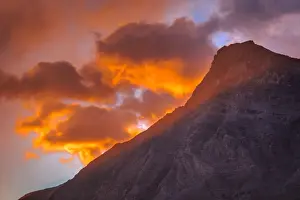 Dawn Light Over Vimy Peak, Waterton Lakes National Park, Alberta, Canada