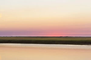 Images Dated 13th September 2012: Dawn over tidal marsh at Fort Hill, Eastham, Cape Cod National Seashore, Massachusetts, USA