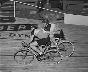 Belgian Prints: Six Day Cyclists