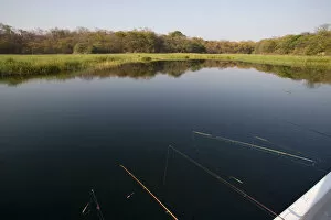 day, fishing, fishing rod, horizontal, lake, lake kariba, landscape, midlands province
