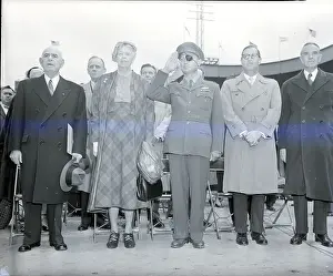 Dayan, Harriman, Lehman, Mrs.Roosevelt
