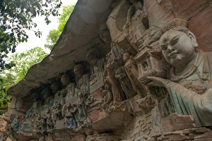 Images Dated 5th April 2013: Dazu Caves, China