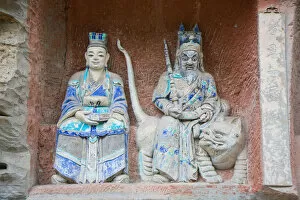 Images Dated 2nd October 2008: DaZu rock carvings, SiChuan, China