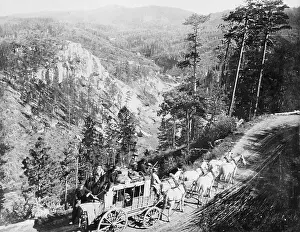 Landforms Prints: Deadwood Stage Ca 1905