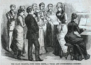 Class Prints: Deaf-Mutes Hearing With Their Teeth