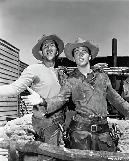 Dean Martin In Scene From Rio Bravo