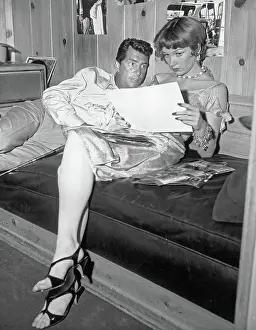 Dean Martin W/ Shirley Maclaine Seated
