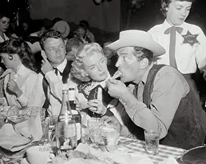 Dean Martin and Wife at Fundraiser