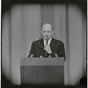 Dean Risk Speaking at Podium
