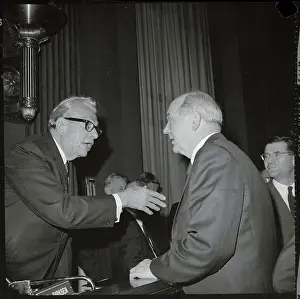 Dean Rusk Talking with Everett Dirksen