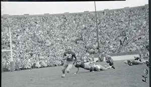 South Bend Prints: Dean Studer Running on Punt Return