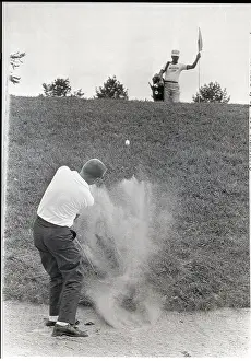 Sand Trap Prints: Deane Beman Chipping from Trap