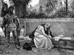 Archimedes Prints: Death Of Archimedes Illustration
