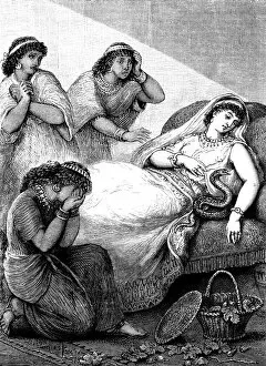 Name Of Person Gallery: The death of Cleopatra