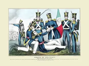 Mexican American Prints: Death of Colonel Clay