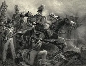 Dying Prints: Death Of General Ross At Baltimore