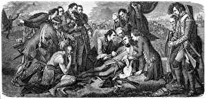 General Prints: Death of General Wolfe in the Battle of Quebec
