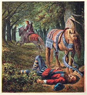Death of King William II of England on 2 August 1100 in the New Forest