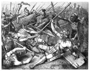 Physical Injury Prints: Death of Spartacus in the battle of Lucania