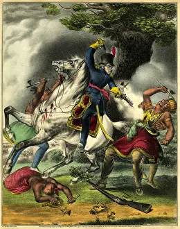 Tecumseh Prints: Death Of Tecumseh