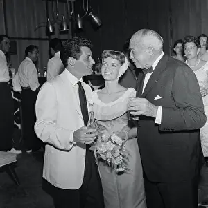 Acapulco Prints: Debbie Reynolds with Husband and Bernard Gimbel