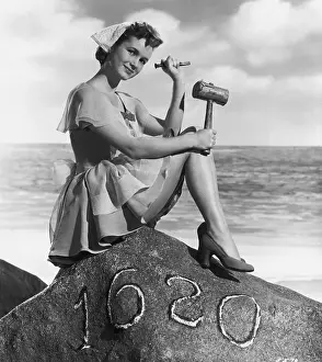 Pilgrim Prints: Debbie Reynolds as a Pilgrim