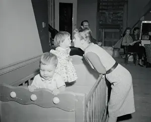 Debbie Reynolds Playing with Daughter Carrie