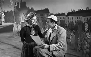 7 11 17 Reynolds Prints: Debbie Reynolds Rehearses with Ezio Pinza