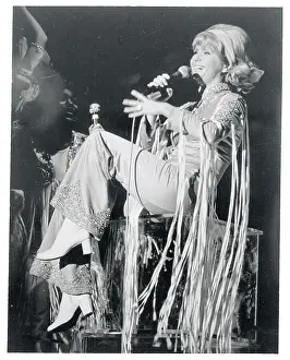 Debbie Reynolds Singing at Club