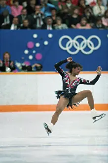 Debi Thomas Skating in Olympics