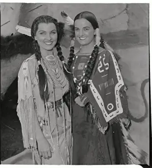 Durango Prints: Debra Paget Posing with Matilde Rosas