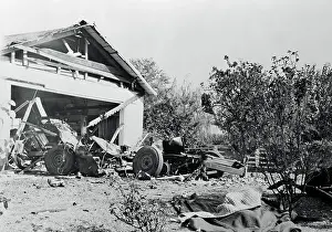 Debris from Pickup Truck and Garage