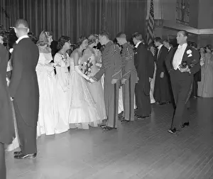 Cadet Prints: Debutantes Greeting Cadets at Cotillion