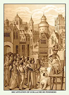 Decapitation Prints: Decapitation of Guillaume de Pommiers